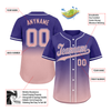 Custom Purple Pink Fade Fashion Personalized Authentic Baseball Jersey BSBJ01-D0a7070