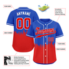 Custom Blue Red City Edition Personalized Authentic Baseball Jersey BSBJ01-D017129