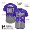 Custom Purple Gray City Edition Personalized Authentic Baseball Jersey BSBJ01-D017130