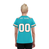 Custom Cyan Classic Style Personalized Authentic Football Jersey FBJ02-bd0a70ba