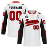 Custom White Black Personalized Hockey Jersey HCKJ01-D0a70a9