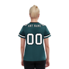 Custom Cyan Classic Style Personalized Authentic Football Jersey FBJ02-bd0a70ab