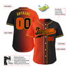 Custom Orange Black Gradient Fashion Personalized Authentic Baseball Jersey BSBJ01-D0a7aa8