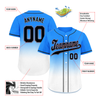 Custom Blue White Fade Fashion Personalized Authentic Baseball Jersey BSBJ01-D0a70ef