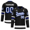 Custom Black Grey Personalized Hockey Jersey HCKJ01-D0a70ba