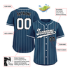 Custom Blue Stripe Fashion Personalized Authentic Baseball Jersey BSBJ01-D017258