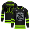 Custom Black Green Personalized Hockey Jersey HCKJ01-D0a70b8