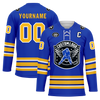 Custom Blue Yellow Personalized Hockey Jersey HCKJ01-D0a70aa