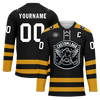 Custom Black Yellow Personalized Hockey Jersey HCKJ01-D0a70ee