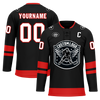 Custom Black Red Personalized Hockey Jersey HCKJ01-D0a700b