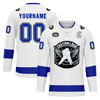 Custom White Blue Personalized Hockey Jersey HCKJ01-D0a70bb