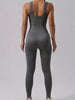 Women’s Ribbed Sleeveless Jumpsuit by FitiqueFit