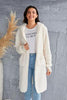 Red Double Take Full Size Hooded Teddy Bear Jacket with Thumbholes Ultra-Cozy & Stylish Comfortable Outerwear by Stevvex