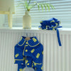 Korean Spring Cute Candy Bear Hat Pajama Set Dog Home Clothes Pure Cotton Pet Clothes by My Store