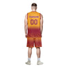 Custom Yellow Orange Fade Fashion Sports Uniform Basketball Jersey BBJ01-D020102-10