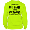 Crayons - Long Sleeve Hi-Vis Safety Yellow Shirt by Armed American Supply