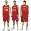 Custom Red Yellow Classic Style Sports Uniform Basketball Jersey BBJ01-bd0a70aa