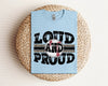 Loud and Proud Baseball Graphic Tee by Anchored Grace Boutique