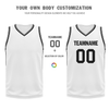 Custom White Black Classic Style Sports Uniform Basketball Jersey BBJ01-bd0a7008