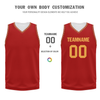 Custom Red Yellow Classic Style Sports Uniform Basketball Jersey BBJ01-bd0a70aa