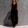 Ruffled Tank Top & Draping Wide-Leg Pants Set – 6 Colors, S–3XL by FitiqueFit