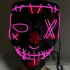 Compatible with Apple, Halloween Glowing Mask Black V Face Mask Grimace by My Store
