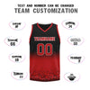 Custom Black Red Fade Fashion Sports Uniform Basketball Jersey BBJ01-D020102-4