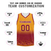 Custom Yellow Orange Fade Fashion Sports Uniform Basketball Jersey BBJ01-D020102-10