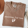 Napping For Two - Funny Pregnancy T-Shirt by EnjoyMyDesign LLC