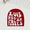 Knitted Jacquard Hat One-size Fits All Beanie Cold Weather Hat Letter Jacquard by My Store