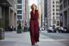 Women’s Linen Blend Two-Piece Set – Sleeveless Shirt & Wide-Leg Pants by FitiqueFit