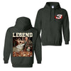 Dale Earnhardt With Deer Hoodie – Vintage Hunting Season Racing & Hunting Fan Unisex Graphic Top by Dog Mom Hat