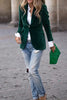 One-Button Lapel Collar Long Sleeve Blazer for Women by FitiqueFit