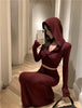 Fishtail Hip Skirt Suit Women