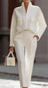 Women's Casual Polyester Top & Pants Co-ord Set by FitiqueFit