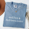 Coffee & Rottweilers T-Shirt by EnjoyMyDesign LLC