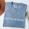 Coffee & Books T-Shirt by EnjoyMyDesign LLC
