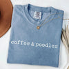 Coffee & Poodles T-Shirt by EnjoyMyDesign LLC