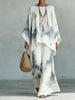 Floral Print Bamboo Linen Two-Piece Set | Wide-Leg Pants by FitiqueFit
