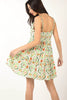 Floral Back Smocked Ruffled Mini Dress – Vibrant Floral Dress, Smocked Mini Dress, Ruffled Dress with Back Detailing, Playful Summer Dress, Feminine Mini Dress, Flirty Ruffled Dress, Boho Floral Dress by Stevvex