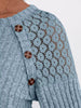 Ribbed Knit T-Shirt with Lace Shoulder Detail by Simply Love