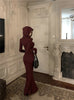 Fishtail Hip Skirt Suit Women