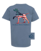 Star Spangled Dog Youth Southern Down Outfitters Short Sleeve Tee by DoodleBug's