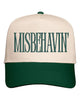 Misbehavin' Embroidered Cap by Anchored Grace Boutique