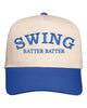 Swing Batter Batter Embroidered Cap by Anchored Grace Boutique