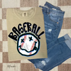 Baseball Happy Graphic Tee by Anchored Grace Boutique
