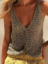 Crochet V-Neck Tank