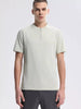 Men's Quarter Zip Short Sleeve Active T-Shirt by Simply Love