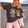 Just A Dad Who Loves His Girl Parent-child T-shirt by My Store