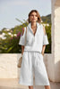 Short-Sleeve Shirt & Loose Shorts Two-Piece Set | Casual by FitiqueFit